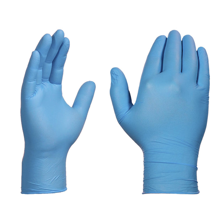 Gloveworks 3 mil Blue Synthetic Vinyl Disposable Industrial Gloves - GWQIV