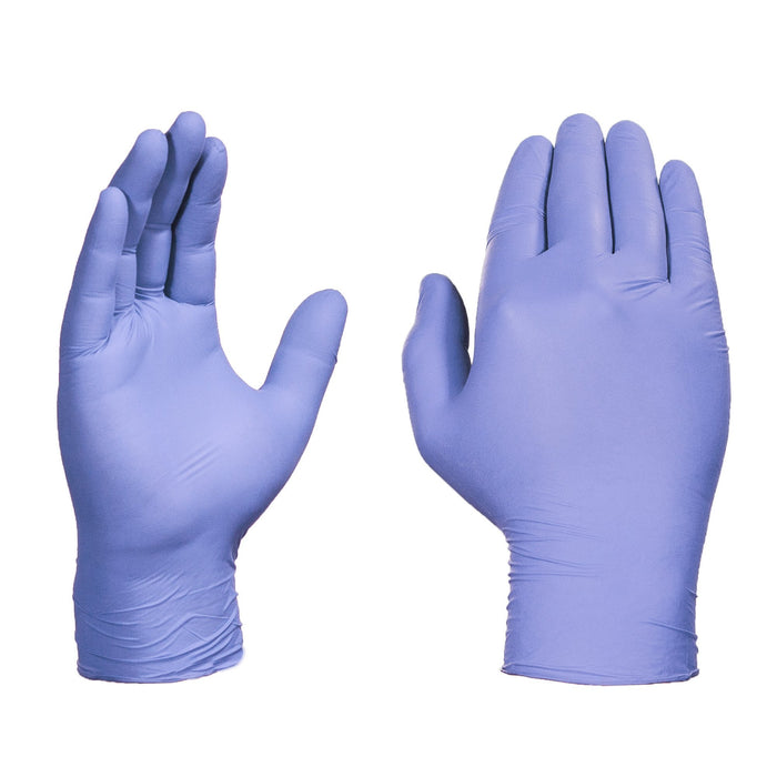 1st Choice 3 mil Light Indigo Nitrile Disposable Exam Gloves - 1VSEIN