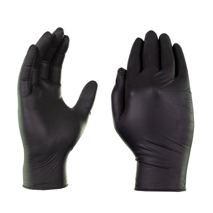 AMMEX Professional 3 mil Black Nitrile Disposable Exam Gloves - ABNPF