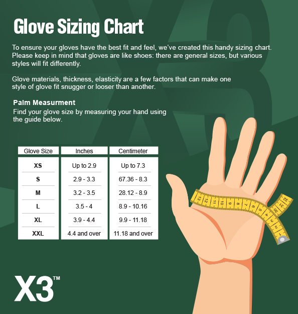 X3 3 mil Ivory Latex Disposable Industrial Gloves - LX3