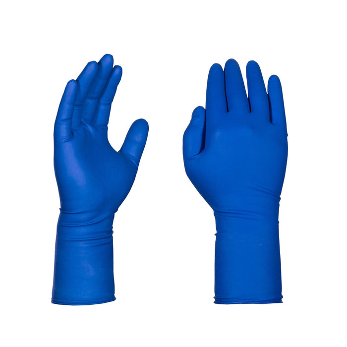 Gloveworks HD 13 mil Blue Latex Disposable Medical Gloves - GPLHD