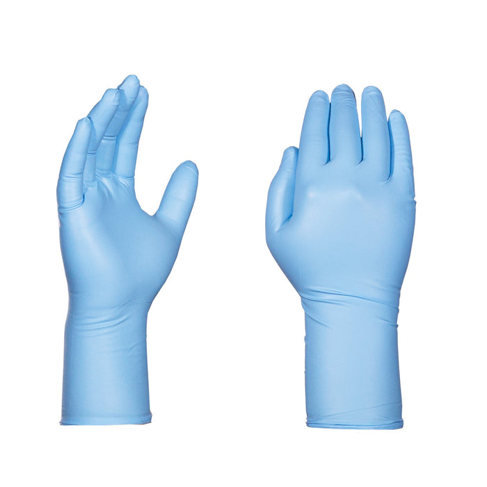 GlovePlus HD 8 mil Blue Nitrile Disposable Medical Gloves - GPNHD