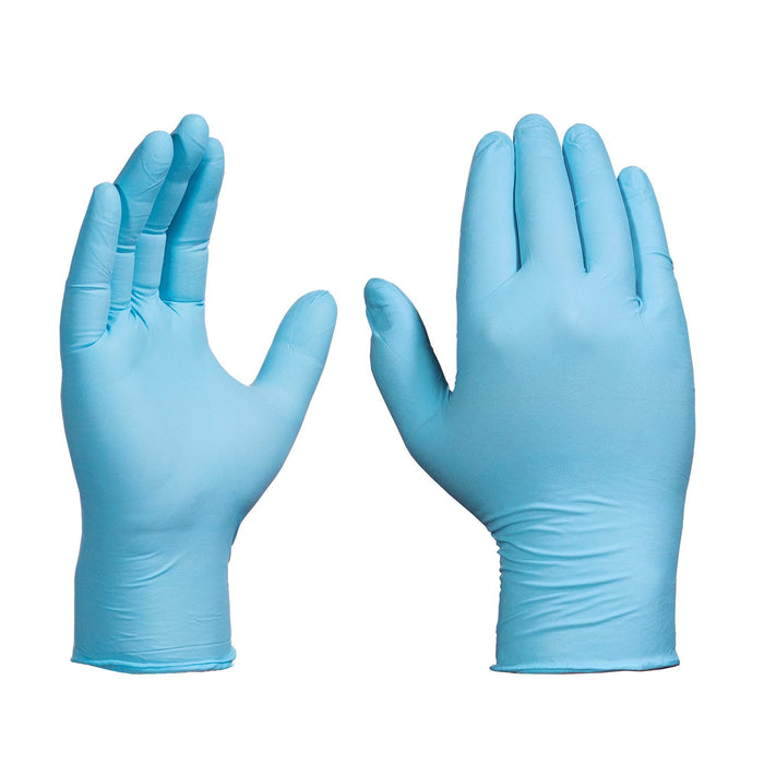 Gloveworks 5 mil Blue Industrial Nitrile Disposable Gloves - INPF